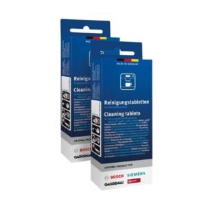 Conjunto de 2 Cleaning Tablets TZ60001 para Máquinas de Café Bosch Siemens - 00311979