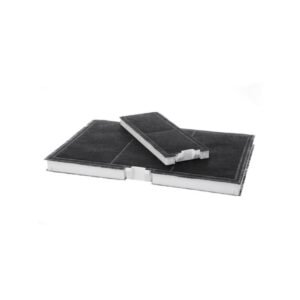 2 un. carvão filtros 360 x 235 x 25 mm / 36 x 23,5 x 2,5 cm, 250 x 90 x 20 mm / 25 x 9 x 2 cm para fogão BSH exaustor - 11041790