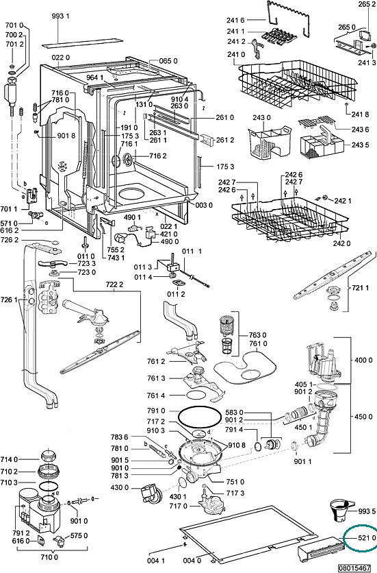 Módulo Eletrónico Whirlpool 480140101482 – Máquina de Lavar Loiça