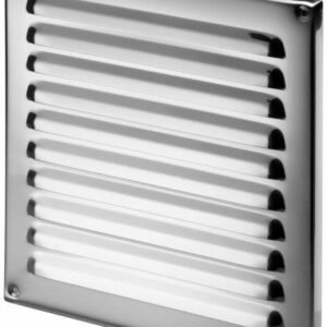 Quadrado Ventilation grelha STAINLESS STEEL com Anti Insect Net 250 x 250MM