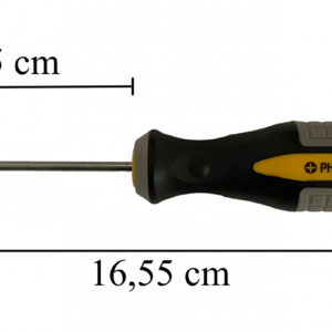 Cross Head Screwdriver, PH0/3x75MM, Strend PRO CX372,2