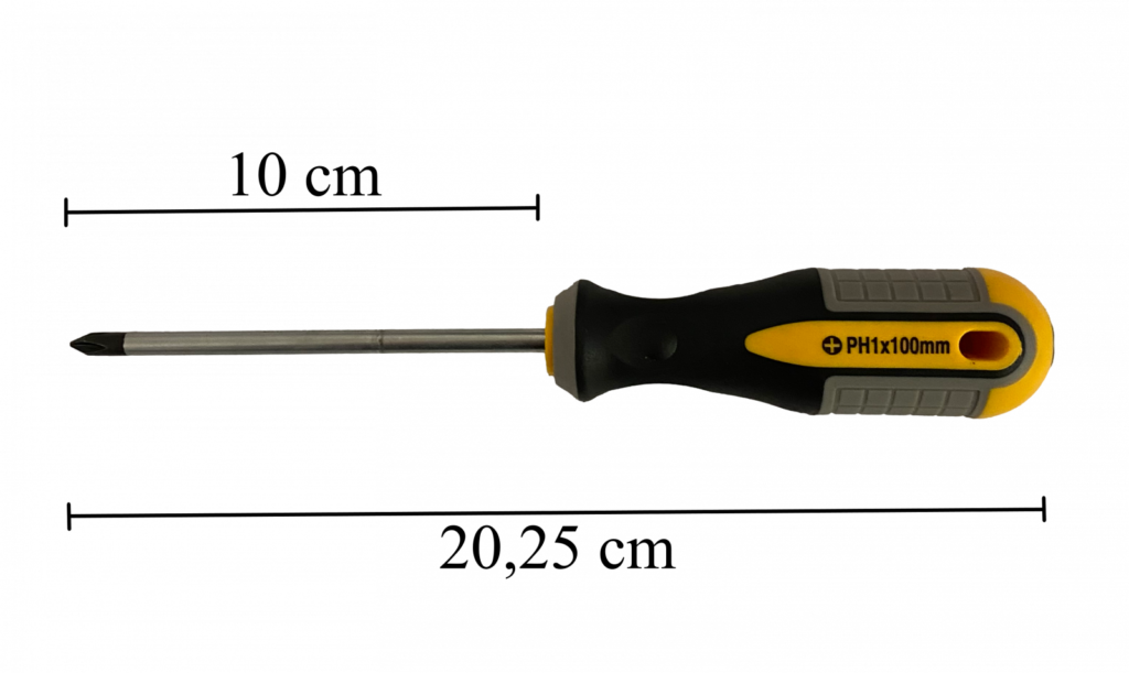 Cross Head Screwdriver, PH1/5x100MM, Strend PRO CX372,2