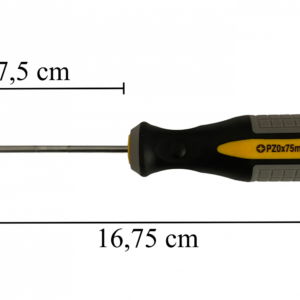 Cross Head Screwdriver, PZ0/3x75MM, Strend PRO CX372,041