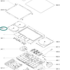 Resistência Whirlpool 481010671434 - Placa