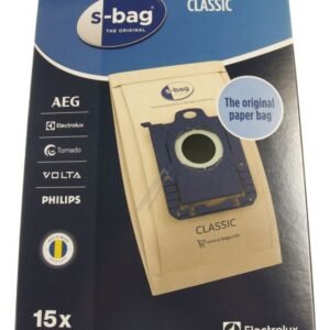 Sacos de Aspirador Electrolux s-bag E200SM — 15 Unidades (9001688002)