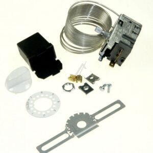 Termóstato Danfoss 077B7005 para Arca Congeladora — Capilar 2300 mm, sem Luz de Alarme