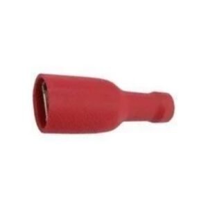 Faston Tomada Red, Fully Insulated, 6,3MM