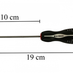 Plano Head Screwdriver, 3x100MM, Strend PRO