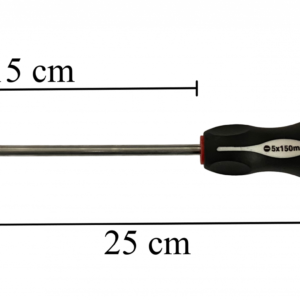 Plano Head Screwdriver, 5x150MM, Strend PRO CX552,1